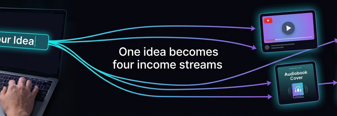 One idea becomes four income streams